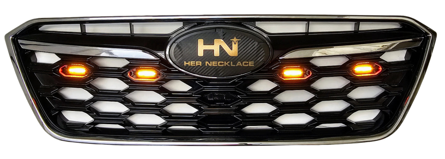 T12.1: 2020-22 Subaru Outback DRL/Grille lights - Sport Grille