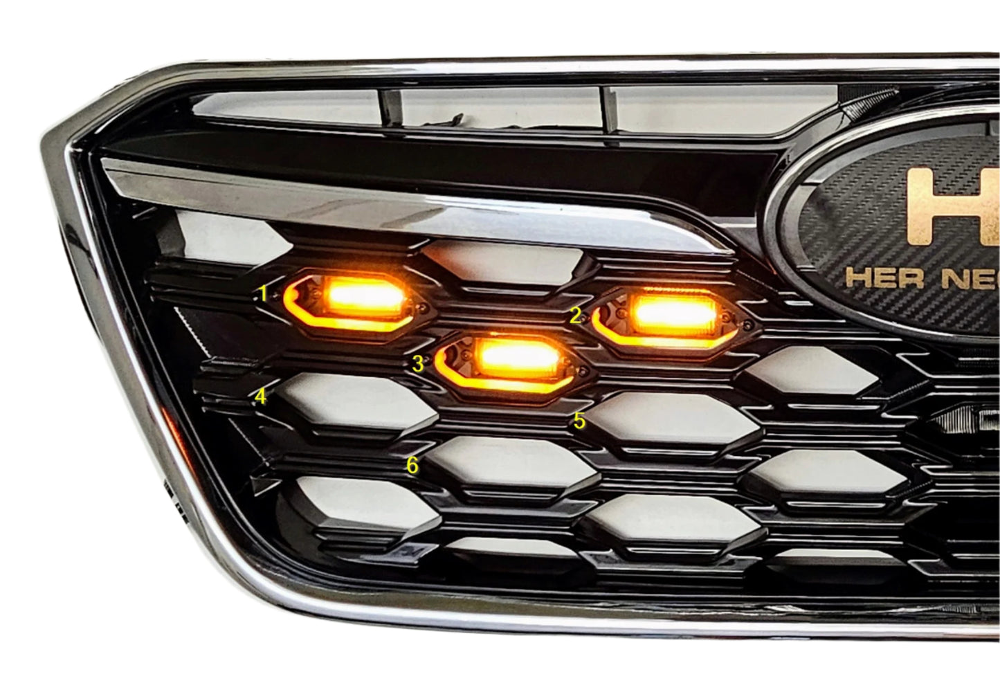 T12.2: 2020-22 Subaru Outback DRL/Grille lights  - Sport Grille