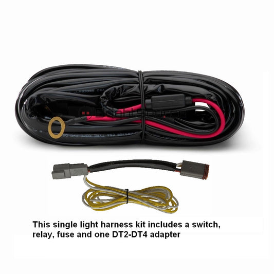 30A Wiring harness for single lamp with dual position light