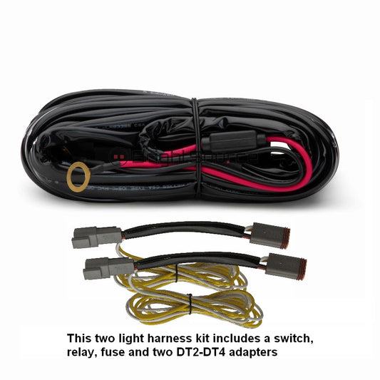 30A Wiring harness for two lamps w/position light